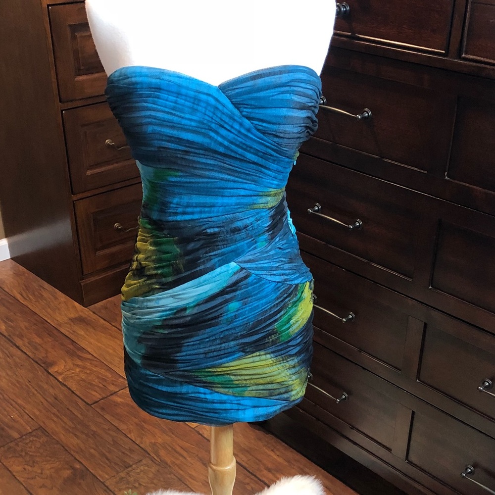 BCBG MAX AZRIA Aquamarine Winnie Dress